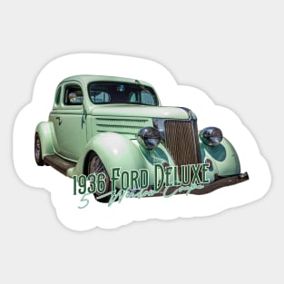 1936 Ford Deluxe 5 Window Coupe Sticker